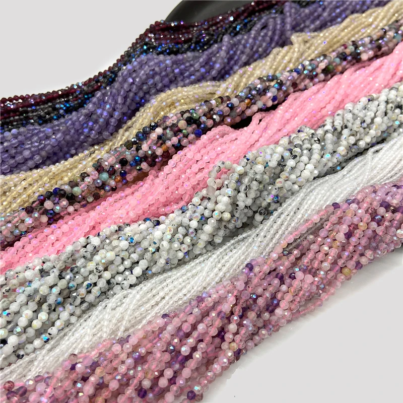 Natural Small Faceted Stone Beads Tiny Rose Quartzs Opal Amethysts for Jewelry Making Accessori DIY Bracelet Necklace Wholesale
Natural Small Faceted Stone Beads Tiny Rose Quartzs Opal Amethysts for Jewelry Making Accessori DIY Bracelet Necklace Wholesale