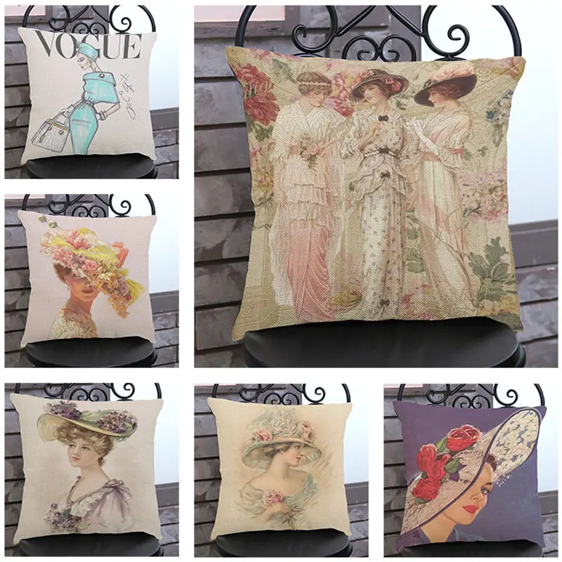 Oil painting beautiful woman print Cushion Cover Decorative Pillowcase Chair safe Car Pillow Cover Home Living Textile
Oil painting beautiful woman print Cushion Cover Decorative Pillowcase Chair safe Car Pillow Cover Home Living Textile