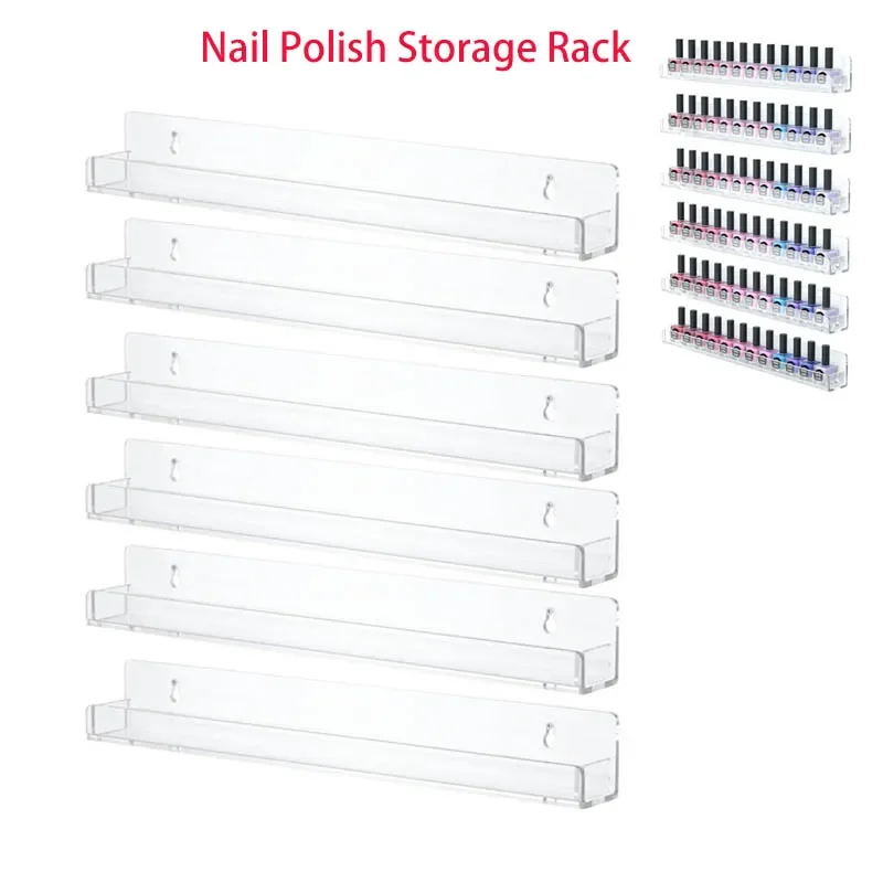 NEW2023 6 Tier Transparent Nail Polish Storage Rack Tabletop Acrylic Cosmetic Essential Oil Organizer Wall-mounted Makeups Shelf
NEW2023 6 Tier Transparent Nail Polish Storage Rack Tabletop Acrylic Cosmetic Essential Oil Organizer Wall-mounted Makeups Shelf