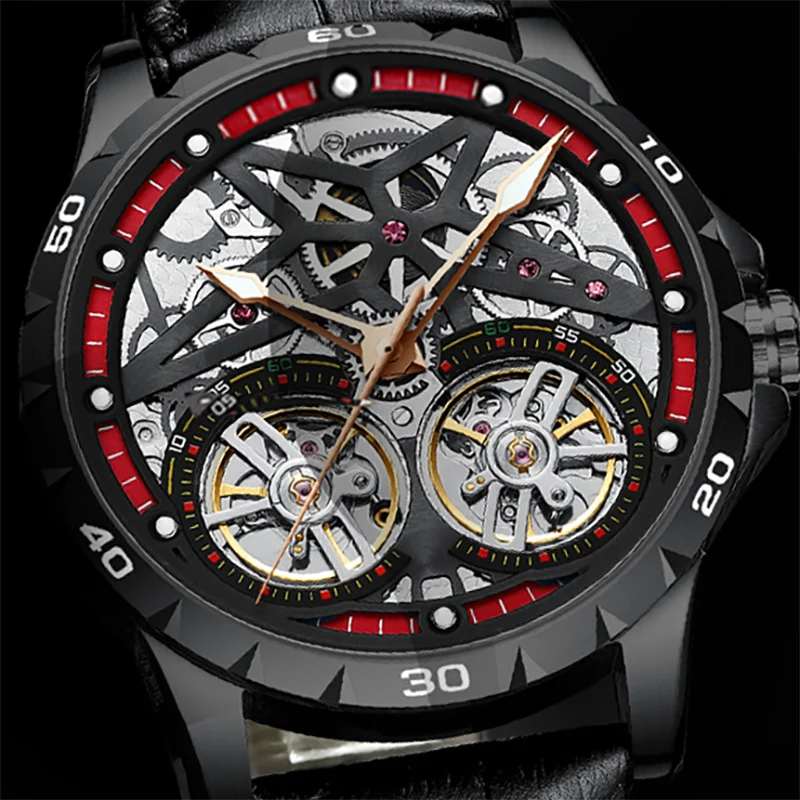 AILANG Original Men's Watch Double tourbillon watch Automatic Hollow-out Machine Watch Men Luminous Waterproof 2020 New design
AILANG Original Men's Watch Double tourbillon watch Automatic Hollow-out Machine Watch Men Luminous Waterproof 2020 New design