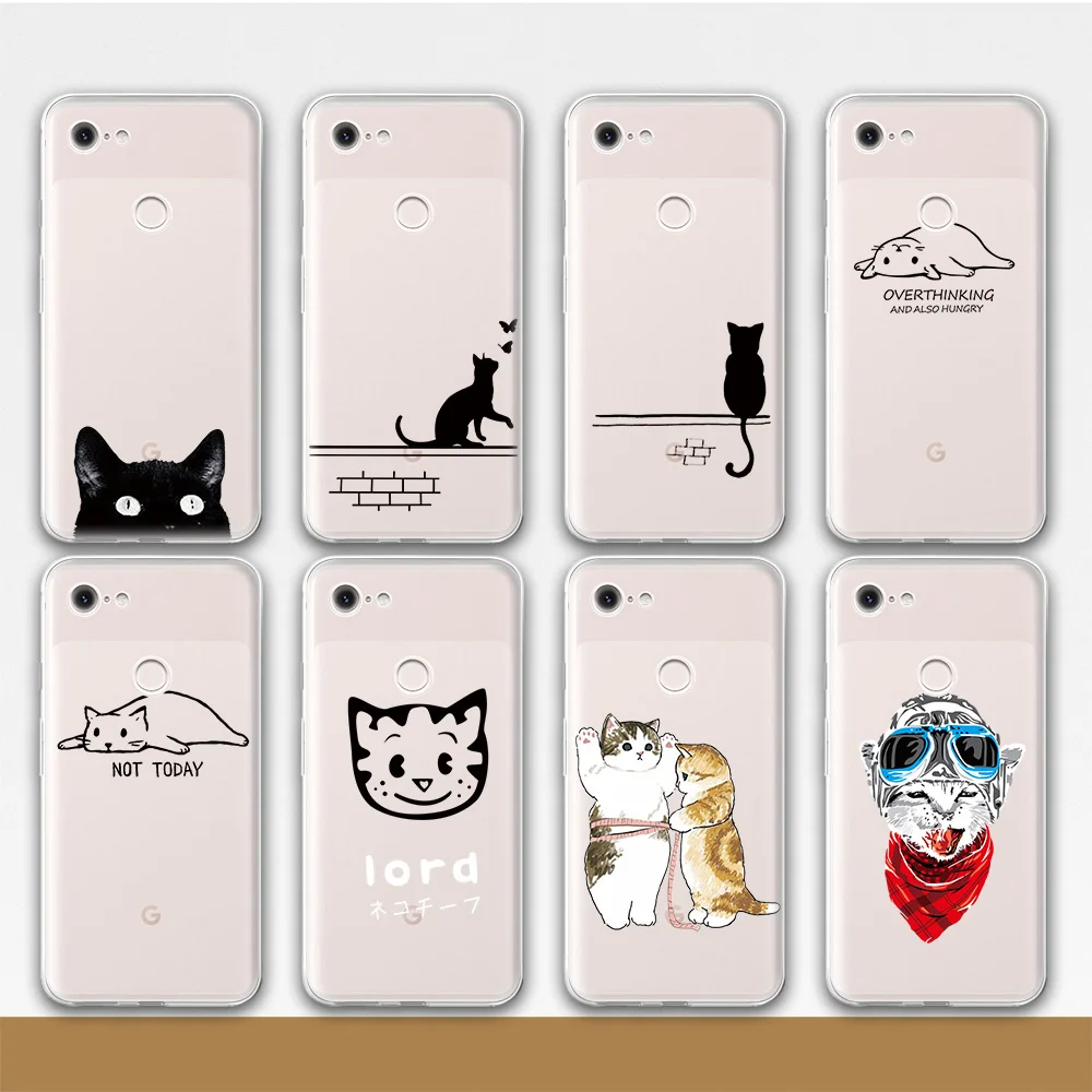Funny Cat Coque for Google Pixel 5 4 4a 3 3a 2 XL 5G 6 Pro Soft TPU Silicone Phone Case For Pixel 4XL 5a XL 3XL 2XL Cover Funda
Funny Cat Coque for Google Pixel 5 4 4a 3 3a 2 XL 5G 6 Pro Soft TPU Silicone Phone Case For Pixel 4XL 5a XL 3XL 2XL Cover Funda
