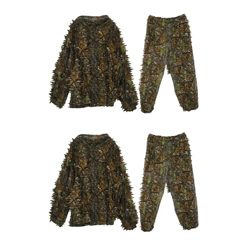 2X 3D Leaf Adults Ghillie Suit Woodland Camo/Camouflage Hunting Deer Stalking In
2X 3D Leaf Adults Ghillie Suit Woodland Camo/Camouflage Hunting Deer Stalking In