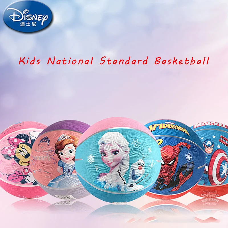 Disney Children's Rubber Frozen Basketball No. 3 No. 5 Kindergarten Special Racket Ball Baby Basketball Toys Spiderman Ball Gift
Disney Children's Rubber Frozen Basketball No. 3 No. 5 Kindergarten Special Racket Ball Baby Basketball Toys Spiderman Ball Gift