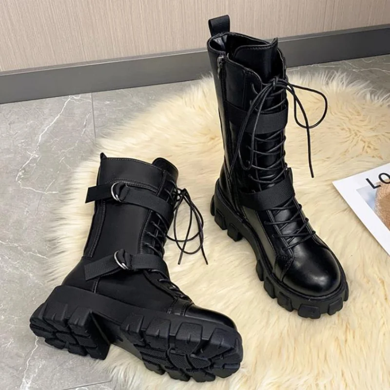 Spring Motorcycle Boots Women's Cosplay High Boots Long Tube Leather Knight Boot Punk Gothic Classic Black High Heel Shoes
Spring Motorcycle Boots Women's Cosplay High Boots Long Tube Leather Knight Boot Punk Gothic Classic Black High Heel Shoes