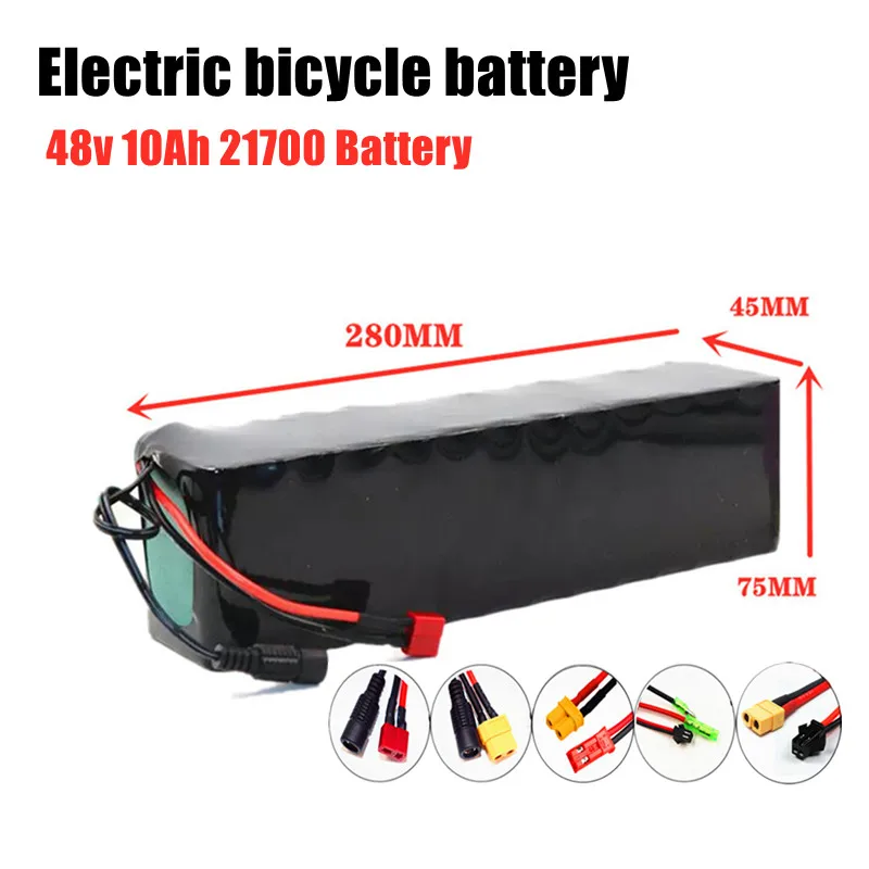 48V electric vehicle battery 21700 48V 10AH 13s2p 500W rechargeable lithium battery for electric bicycle scooter wheelchair
48V electric vehicle battery 21700 48V 10AH 13s2p 500W rechargeable lithium battery for electric bicycle scooter wheelchair
