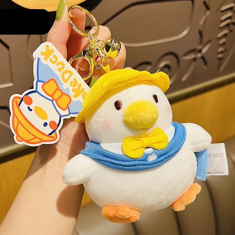 10CM Cute Plush Duck Keychain Kawaii Dake Duck Toy Action Figure Keychain Women Bags Decor Toy Children Keyring Gifts
10CM Cute Plush Duck Keychain Kawaii Dake Duck Toy Action Figure Keychain Women Bags Decor Toy Children Keyring Gifts