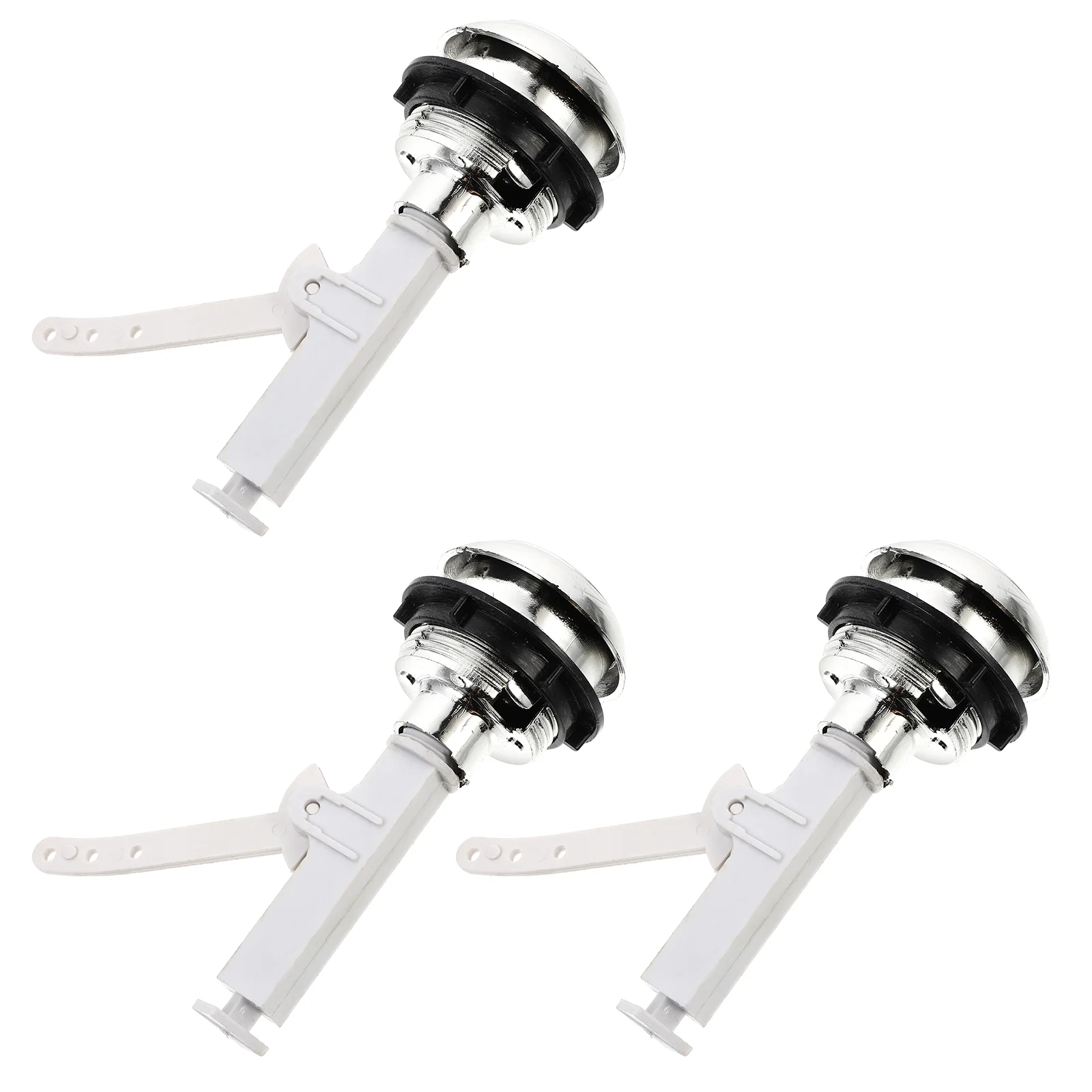 3 Pcs Toilet Siphon Push Button Universal Tank Lever Water Tank Button Component Push Button Toilet Flush
3 Pcs Toilet Siphon Push Button Universal Tank Lever Water Tank Button Component Push Button Toilet Flush
