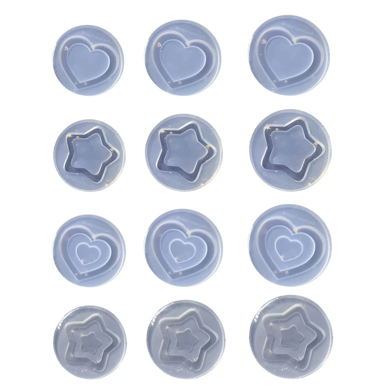 1Pc Shiny Glossy Geometry Double Hollow Love Star Silicone Epoxy Resin Mold DIY Keychain Pendant for Bag Decorations Craft
1Pc Shiny Glossy Geometry Double Hollow Love Star Silicone Epoxy Resin Mold DIY Keychain Pendant for Bag Decorations Craft