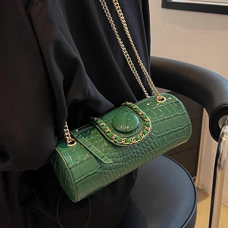 Stone Pattern Shoulder Crossbody Messenger Bag Barrel Shaped 2022 Luxury Fashion Designer Small PU Leather Women's Handbags Purs
Stone Pattern Shoulder Crossbody Messenger Bag Barrel Shaped 2022 Luxury Fashion Designer Small PU Leather Women's Handbags Purs