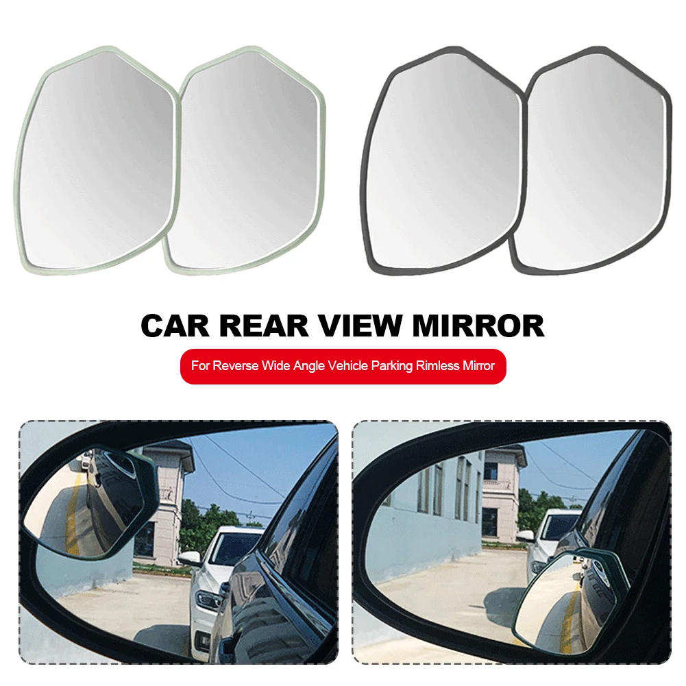 2Pcs Car Rearview Convex Mirror 360 Degree HD Blind Spot Mirror Adjustable for Reverse Wide Angle Vehicle Parking Rimless Mirror
2Pcs Car Rearview Convex Mirror 360 Degree HD Blind Spot Mirror Adjustable for Reverse Wide Angle Vehicle Parking Rimless Mirror