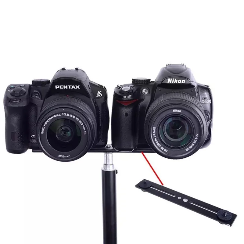Двойной кронштейн для вспышки 1/4 "и 3/8" Монтажный винт для Speedlite видео светильник ручной захват камеры горячий башмак
Двойной кронштейн для вспышки 1/4 "и 3/8" Монтажный винт для Speedlite видео светильник ручной захват камеры горячий башмак