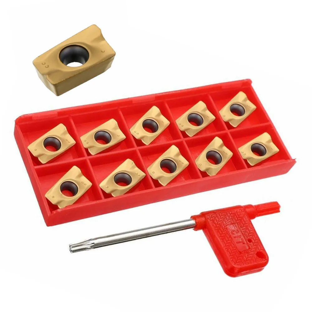 10pcs Indexable Insert APMT1604 DP5320 25R0.8 Carbide Inserts CNC Gold Tool Kit APMT1604 DP5320 Blade Turning Tool
10pcs Indexable Insert APMT1604 DP5320 25R0.8 Carbide Inserts CNC Gold Tool Kit APMT1604 DP5320 Blade Turning Tool