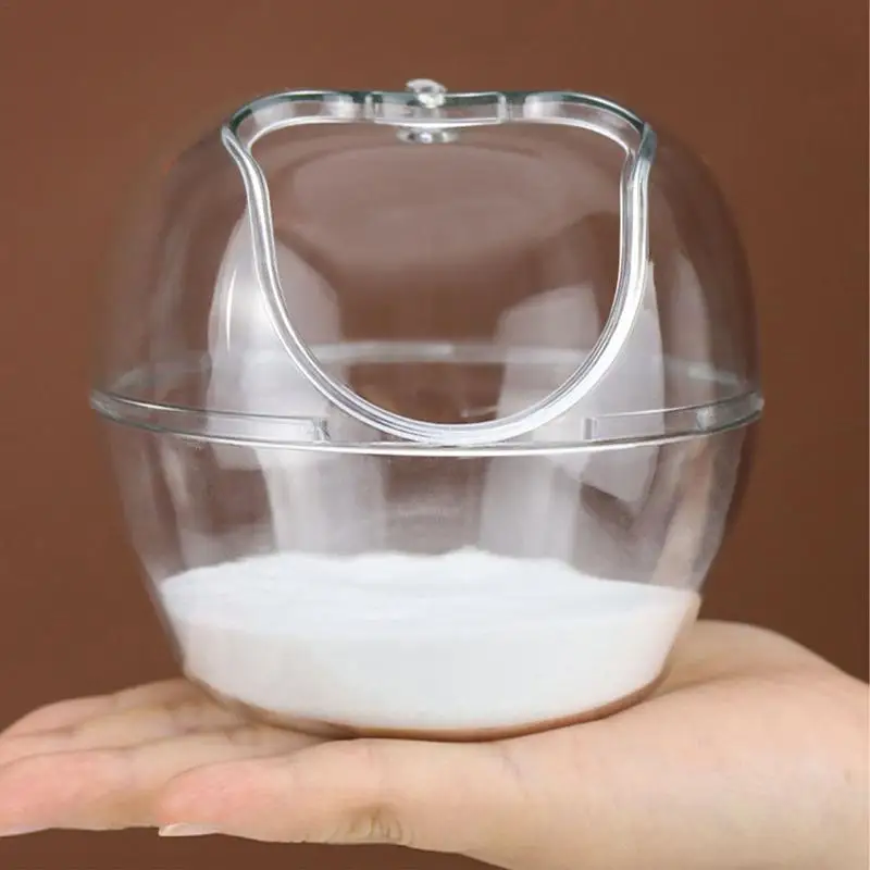 Pet Bath Crock Transparent Toilet With Apples-shaped Design Small Pets Sand Bath Box And Hamster Hideout Sand Bath Container For
Pet Bath Crock Transparent Toilet With Apples-shaped Design Small Pets Sand Bath Box And Hamster Hideout Sand Bath Container For