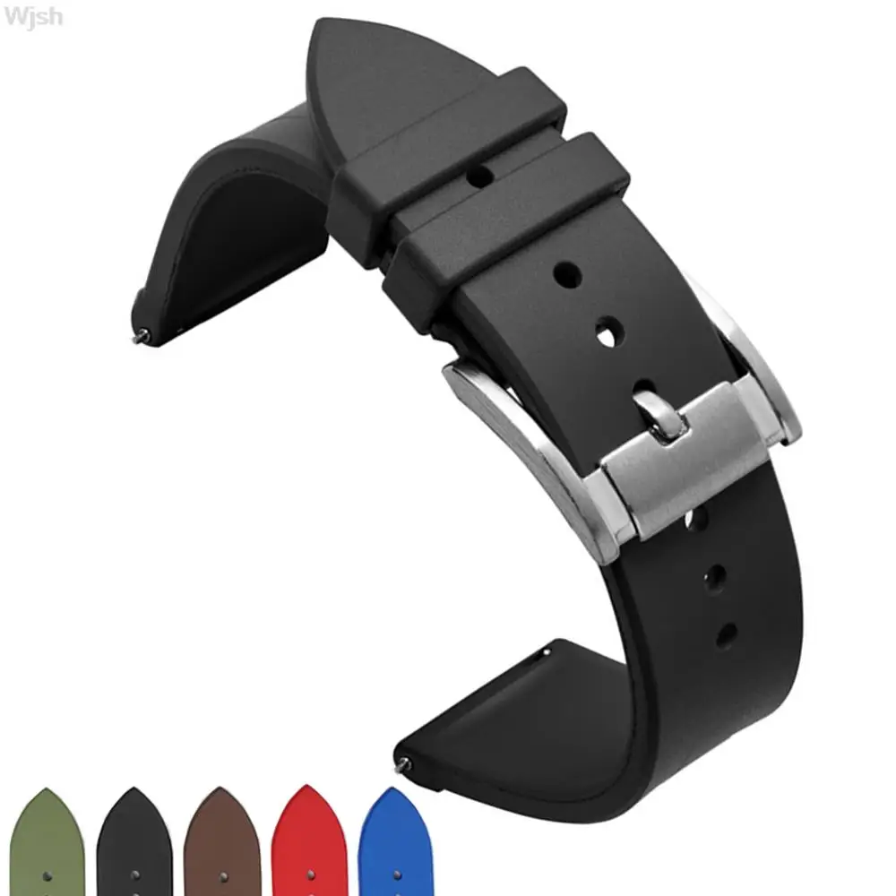 20mm 22mm Fluorine Rubber Watch Strap Sport Waterproof Diving Wrist Band Bracelet Belt for Huawei Watch GT 2 for Seiko for Omega
20mm 22mm Fluorine Rubber Watch Strap Sport Waterproof Diving Wrist Band Bracelet Belt for Huawei Watch GT 2 for Seiko for Omega