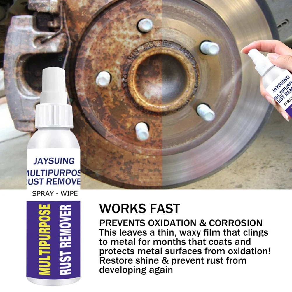 30/50/100ml Car Rust Remover Wheel Hub Screw Derusting Spray Surface Chrome Paint Polish Car Maintenance Cleaning Anti-rust Agen
30/50/100ml Car Rust Remover Wheel Hub Screw Derusting Spray Surface Chrome Paint Polish Car Maintenance Cleaning Anti-rust Agen