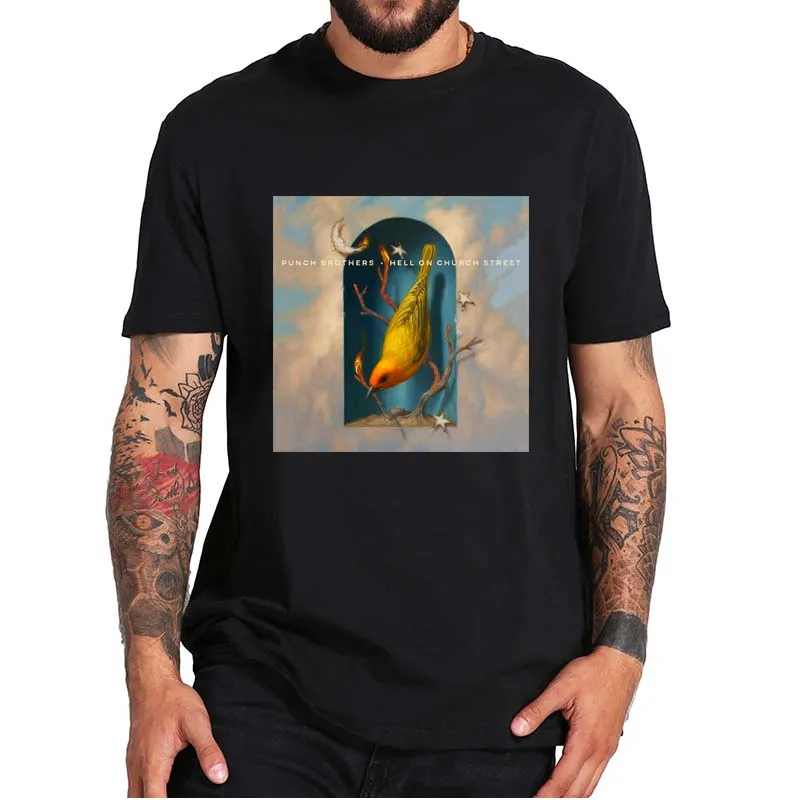 Punch Brothers T-Shirt Hell On Church Street 2022 New Album Folk Music Band Essential Tee Tops 100% Cotton For Unisex
Punch Brothers T-Shirt Hell On Church Street 2022 New Album Folk Music Band Essential Tee Tops 100% Cotton For Unisex