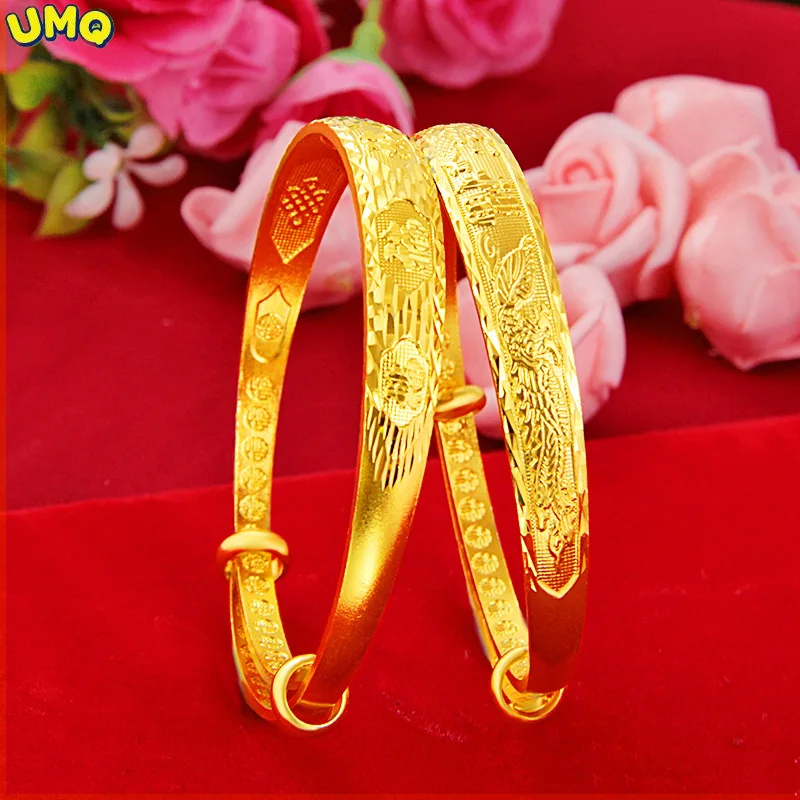 Imitation Gold Jewelry Gold-plated Dragon and Phoenix Bracelets Sandblasted Adjustable Bracelet Variety of Options 6.2*1cm
Imitation Gold Jewelry Gold-plated Dragon and Phoenix Bracelets Sandblasted Adjustable Bracelet Variety of Options 6.2*1cm