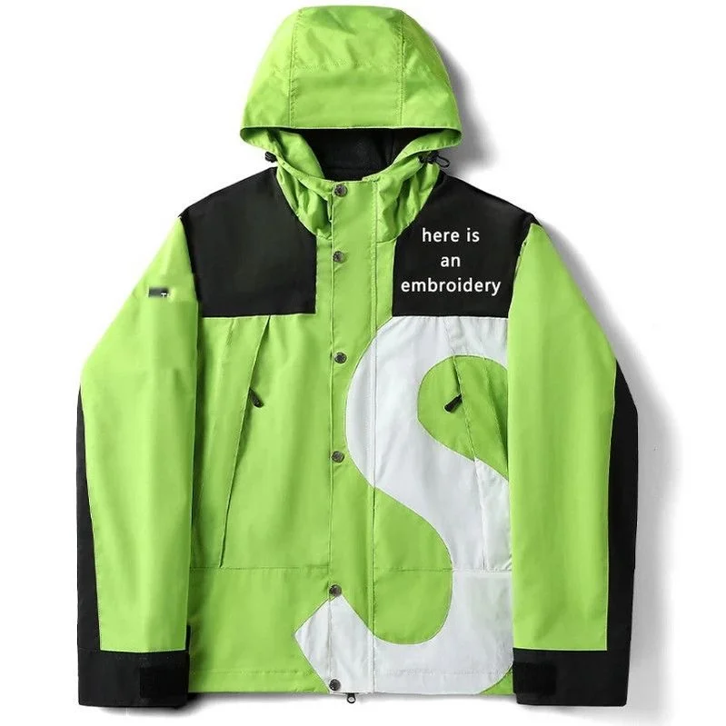 Fashion Outdoor Jacket Designer Hiking Climbing Trekking Coat Hooded Mountain Outerwear For Couples Patchwork
Fashion Outdoor Jacket Designer Hiking Climbing Trekking Coat Hooded Mountain Outerwear For Couples Patchwork