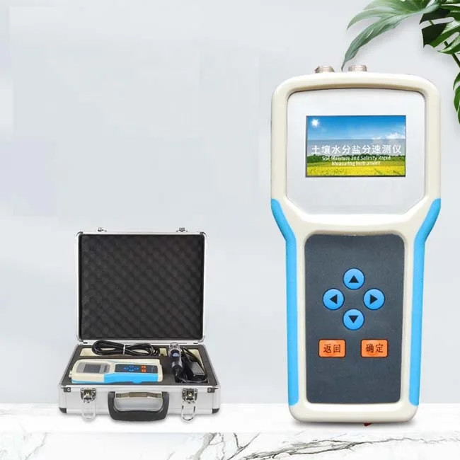 Hot sale Portable Soil temperature, moisture, salinity and pH speed tester Soil conductivity tester
Hot sale Portable Soil temperature, moisture, salinity and pH speed tester Soil conductivity tester