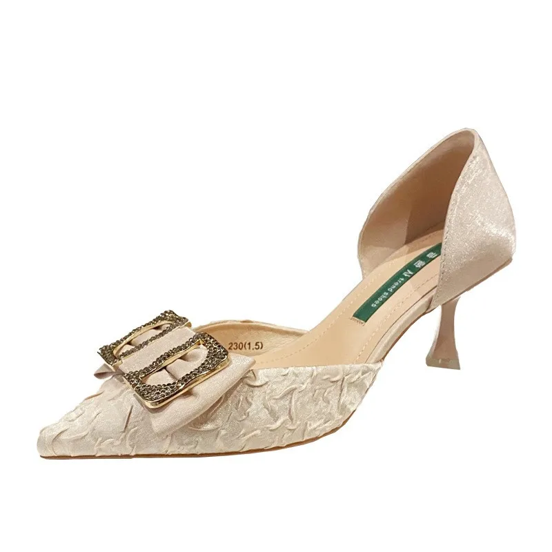 2022 Spring Ladies Dress Shoes Casual Shoes for Women Fashion Crystal High Heels Shoes Elegant Ol High Heels Sexy Party Pumps
2022 Spring Ladies Dress Shoes Casual Shoes for Women Fashion Crystal High Heels Shoes Elegant Ol High Heels Sexy Party Pumps