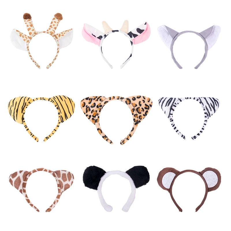 Kids Plush Cartoon Animal Giraffe Tiger Panda Headband Ear Tail Bow Gift Birthday Wedding Party Baby Shower Decoration Supplies
Kids Plush Cartoon Animal Giraffe Tiger Panda Headband Ear Tail Bow Gift Birthday Wedding Party Baby Shower Decoration Supplies