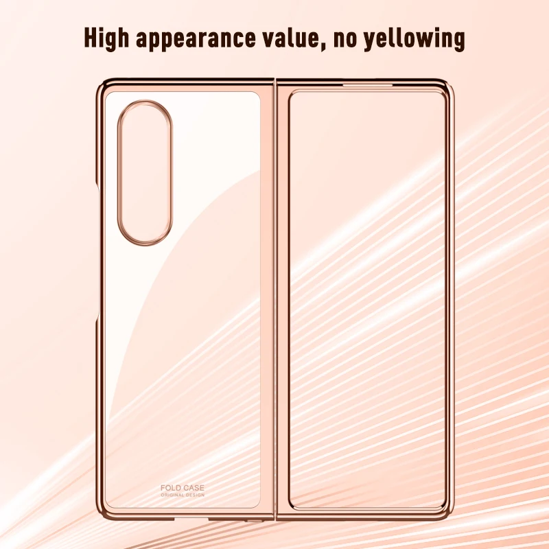 Electroplate Frame S Pen Slot Holder Case for Samsung Galaxy Z Fold 3 5G Transparent shell Hard Plastic Shockproof Clear Case
Electroplate Frame S Pen Slot Holder Case for Samsung Galaxy Z Fold 3 5G Transparent shell Hard Plastic Shockproof Clear Case