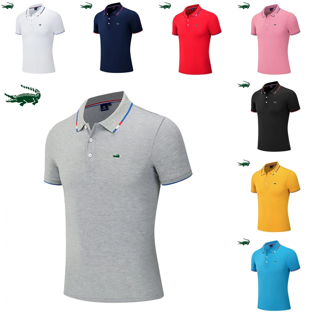 New Summer Polo Shirt Men High Quality Men's Short Sleeve Embroidered Top Stylish Breathable Business Casual T-shirt For Men
New Summer Polo Shirt Men High Quality Men's Short Sleeve Embroidered Top Stylish Breathable Business Casual T-shirt For Men