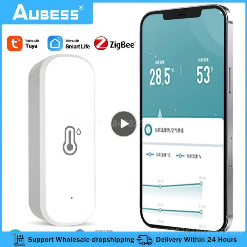 1~6PCS Temperature And Humidity Sensor Work With Alexa Google Home Portable Hygrometer Thermometer Battery Powered
1~6PCS Temperature And Humidity Sensor Work With Alexa Google Home Portable Hygrometer Thermometer Battery Powered