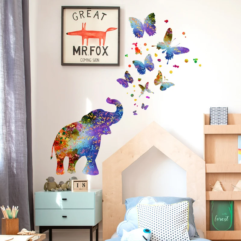 1 Piece of Elephant Cat and Butterfly Wall Stickers PVC Animals Create a Lightweight and Dreamy Atmosphere for Home Decoration
1 Piece of Elephant Cat and Butterfly Wall Stickers PVC Animals Create a Lightweight and Dreamy Atmosphere for Home Decoration