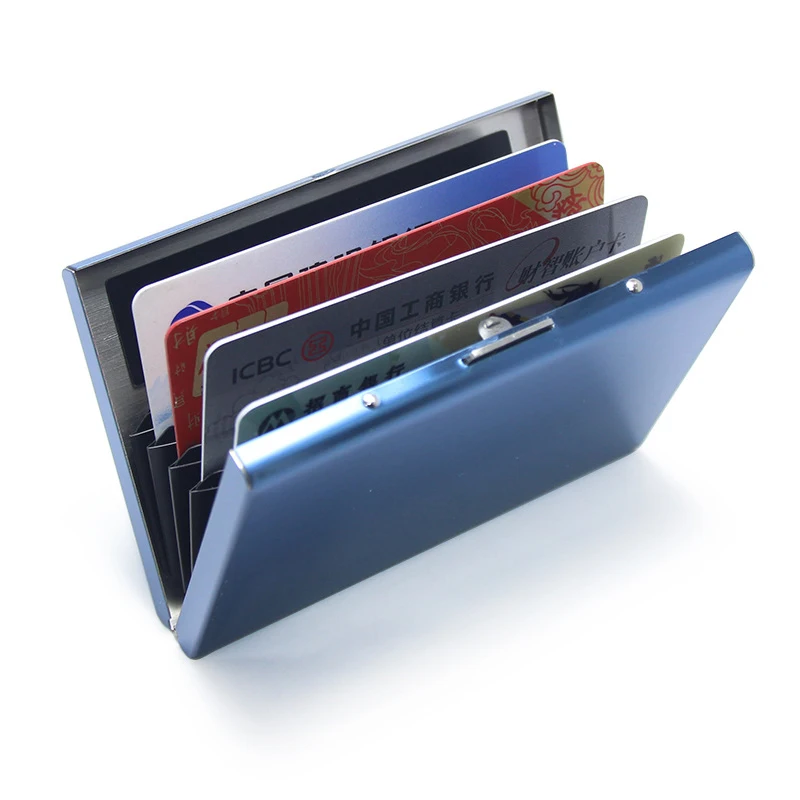 6 Card Slots Business Card Holder Stainless Steel Credit Card Holder Travel ID Card Holder Metal Business Card Case Card Wallet
6 Card Slots Business Card Holder Stainless Steel Credit Card Holder Travel ID Card Holder Metal Business Card Case Card Wallet
