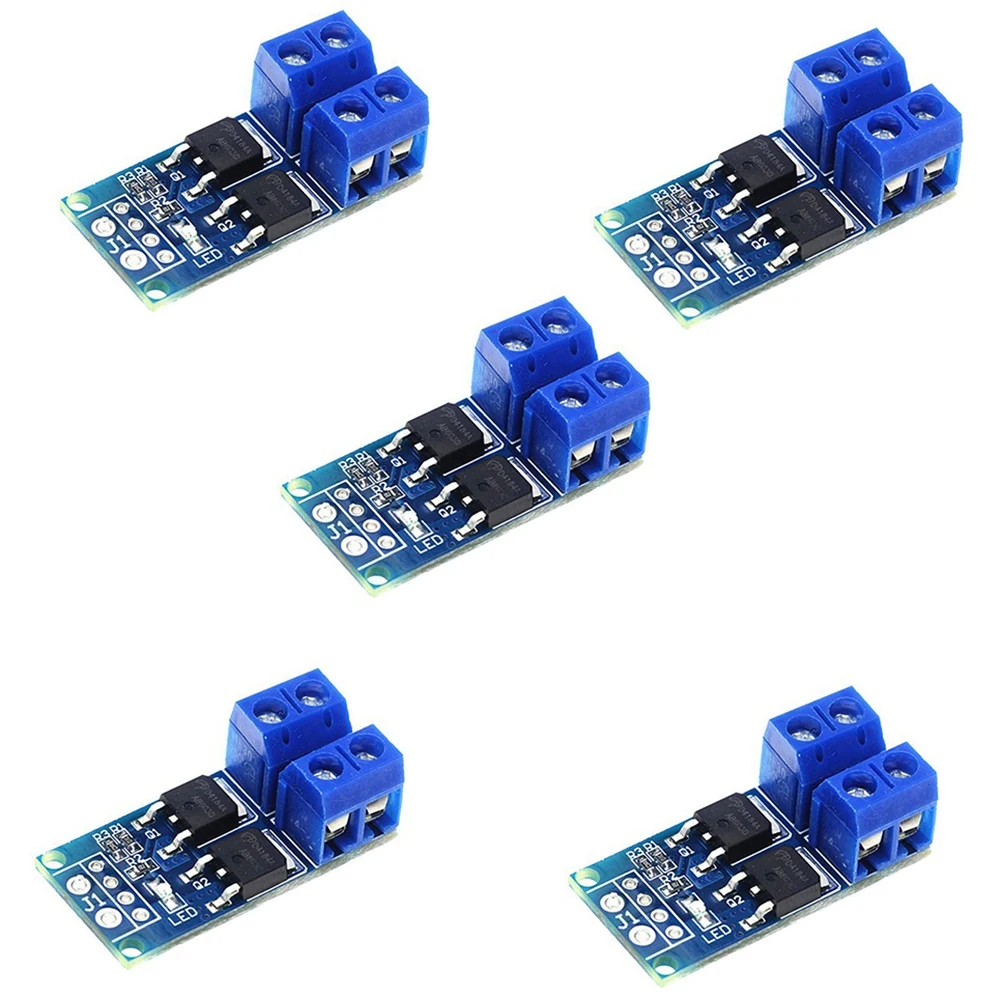 5PCS High-Power MOS Tube Field Effect Tube Trigger Switch Drive Module PWM Adjustment Electronic Switch Control Board
5PCS High-Power MOS Tube Field Effect Tube Trigger Switch Drive Module PWM Adjustment Electronic Switch Control Board