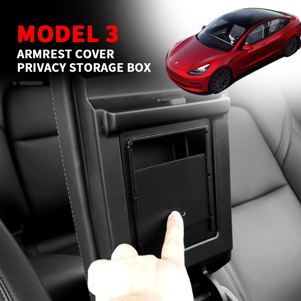 Подлокотник для центральной консоли автомобиля Tesla Model 3 2017-2021, скрытый чехол для хранения, нажимной Органайзер, аксессуары для автомобильно...
Подлокотник для центральной консоли автомобиля Tesla Model 3 2017-2021, скрытый чехол для хранения, нажимной Органайзер, аксессуары для автомобильно...