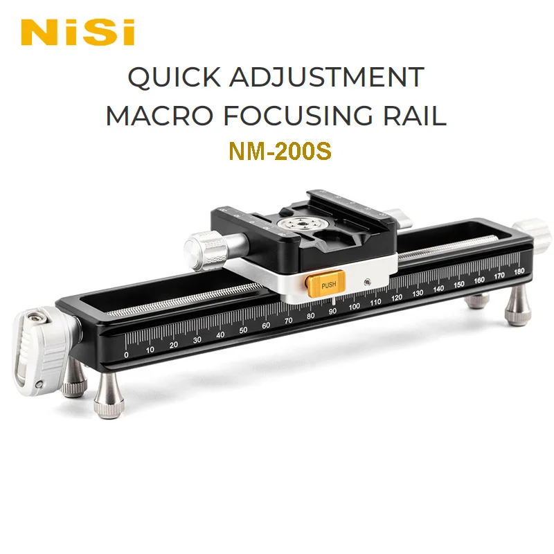 NiSi NM-180 NM-200 Macro Photography Rail Slider Video Recording Track for DSLR Camera Portable Desktop Shooting Slide Rail
NiSi NM-180 NM-200 Macro Photography Rail Slider Video Recording Track for DSLR Camera Portable Desktop Shooting Slide Rail