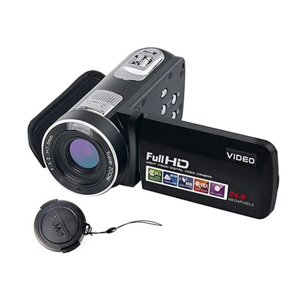 24MP Digital Camera 1920 x 1080 Full HD Night Vision 3.0 Inch LCD Screen 18X Zoom Camera Video Camcorder Mini DV Drop Shipping
24MP Digital Camera 1920 x 1080 Full HD Night Vision 3.0 Inch LCD Screen 18X Zoom Camera Video Camcorder Mini DV Drop Shipping