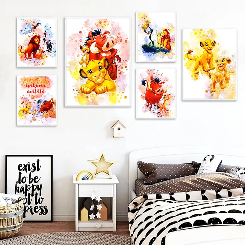 Anime Canvas Painting Disney Lion King Posters and Prints Wall Art Pictures For Living Kids Room Home Decoration
Anime Canvas Painting Disney Lion King Posters and Prints Wall Art Pictures For Living Kids Room Home Decoration