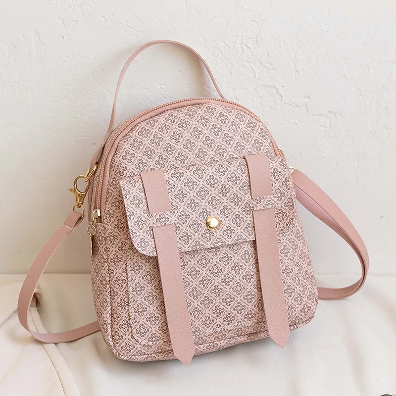 Fashion Korean Style Mini Backpack Small Backless Bag Multi-Functional Ladies Luxury Printing Backpack PU Leather All-match
Fashion Korean Style Mini Backpack Small Backless Bag Multi-Functional Ladies Luxury Printing Backpack PU Leather All-match