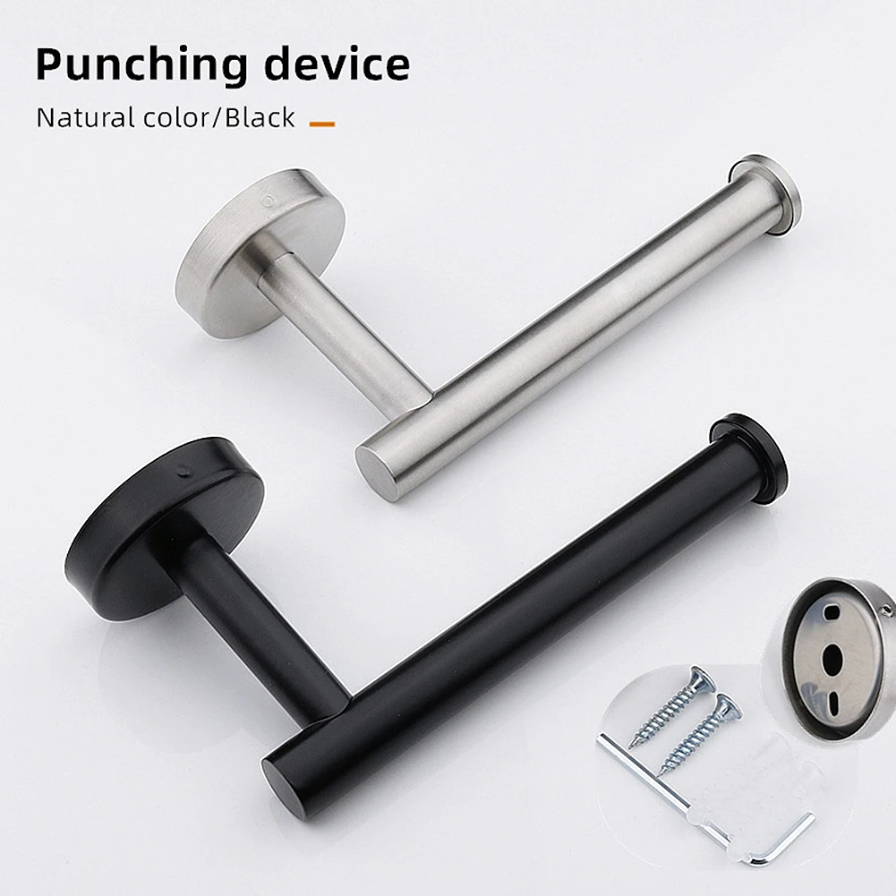 Toilet Wall Mount Toilet Paper Holder Stainless Steel Bathroom Kitchen Roll Paper Accessory Tissue Punching Towel Holders
Toilet Wall Mount Toilet Paper Holder Stainless Steel Bathroom Kitchen Roll Paper Accessory Tissue Punching Towel Holders