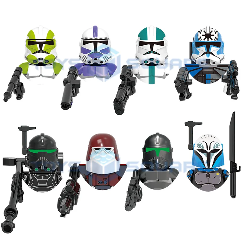 Конструктор DISNEY Bo-Katan Crosshair, Ревун, легион, Элитный солдат, солдатики, солдатики спецназа, Джесси серая модель, кубики MOC, набор игрушек
Конструктор DISNEY Bo-Katan Crosshair, Ревун, легион, Элитный солдат, солдатики, солдатики спецназа, Джесси серая модель, кубики MOC, набор игрушек