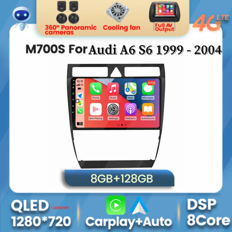 Android 11 Автомобильный видеоплеер DSP для Audi A6 S6 1999-2004 8-ядерный IPS 1280*720 Авто Радио GPS Навигация Встроенный Carplay+AUTO BT 4G SWC RDS FM Нет 2Din
Android 11 Автомобильный видеоплеер DSP для Audi A6 S6 1999-2004 8-ядерный IPS 1280*720 Авто Радио GPS Навигация Встроенный Carplay+AUTO BT 4G SWC RDS FM Нет 2Din