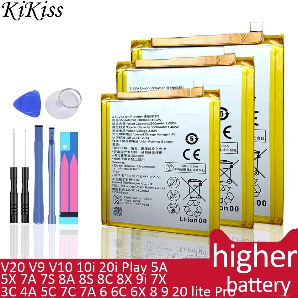 Battery For Huawei 3C 4A 5C 7C 7A 6 6C 6X 8 9 20 lite Pro for Honor 5X 7A 7S 8A 8S 8C 8X 9i 7X V20 V9 V10 10i 20i Play 5A
Battery For Huawei 3C 4A 5C 7C 7A 6 6C 6X 8 9 20 lite Pro for Honor 5X 7A 7S 8A 8S 8C 8X 9i 7X V20 V9 V10 10i 20i Play 5A