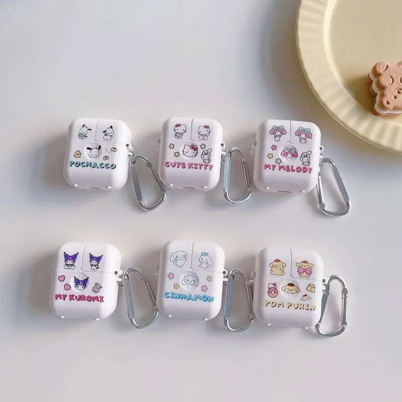 Sanrio Hello Kitty kuromi melody cinnamoroll Earphones Case for Apple AirPods Air Pods 1 2 3 Pro Cover Protective Headphone Box
Sanrio Hello Kitty kuromi melody cinnamoroll Earphones Case for Apple AirPods Air Pods 1 2 3 Pro Cover Protective Headphone Box