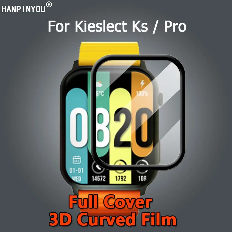 Защита экрана для смарт-часов Kieslect Ks/Pro, ультрапрозрачное полное покрытие, 3D изогнутое покрытие, мягкая ПММА пленка, не закаленное стекло
Защита экрана для смарт-часов Kieslect Ks/Pro, ультрапрозрачное полное покрытие, 3D изогнутое покрытие, мягкая ПММА пленка, не закаленное стекло