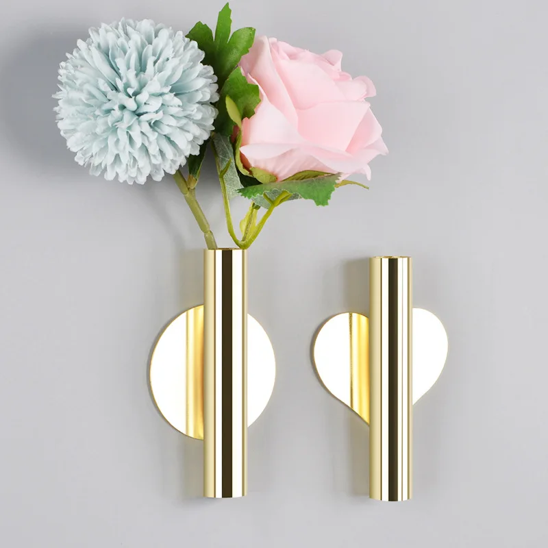 Nordic Golden Punch-free Modern Minimalist Living Room Wall Decoration Pendant Flower Arrangement Flower Vase
Nordic Golden Punch-free Modern Minimalist Living Room Wall Decoration Pendant Flower Arrangement Flower Vase