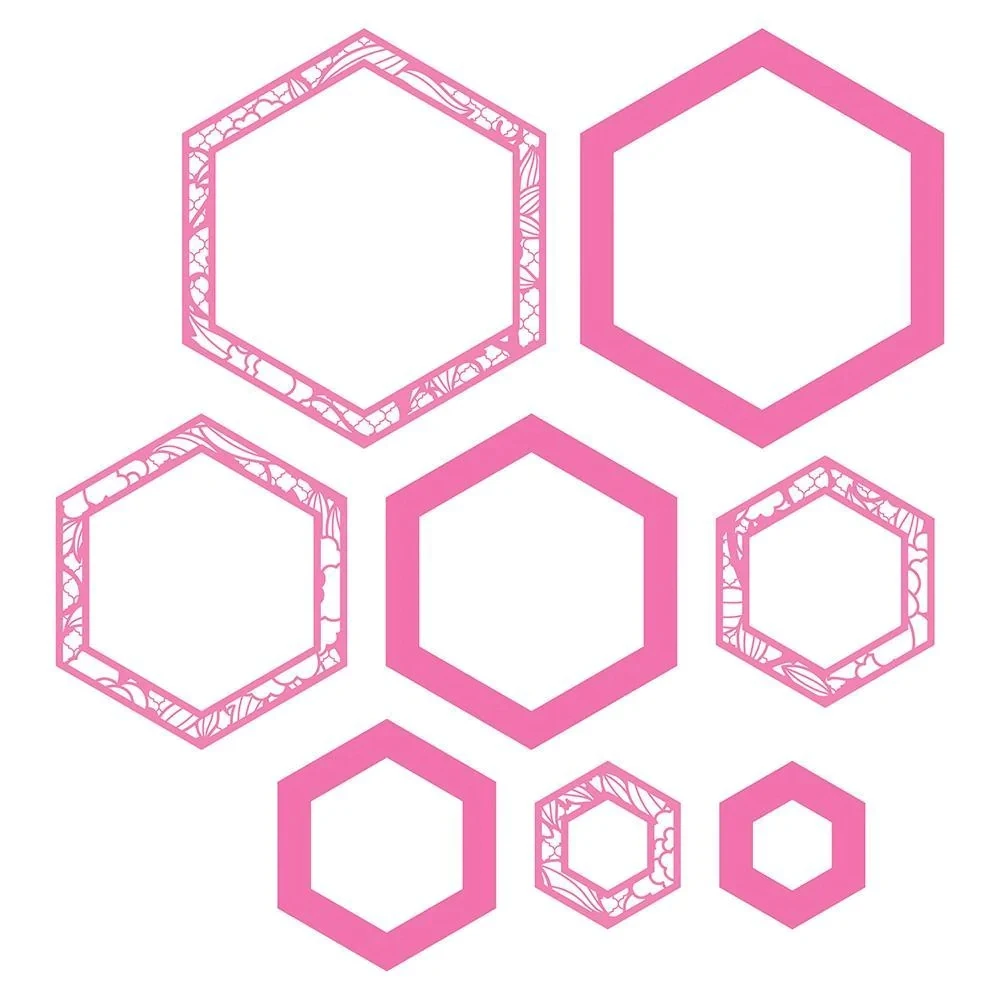 Hexagon frames Metal Cutting Dies for DIY Scrapbooking Album Decorative Crafts Embossing Paper Cards Making
Hexagon frames Metal Cutting Dies for DIY Scrapbooking Album Decorative Crafts Embossing Paper Cards Making