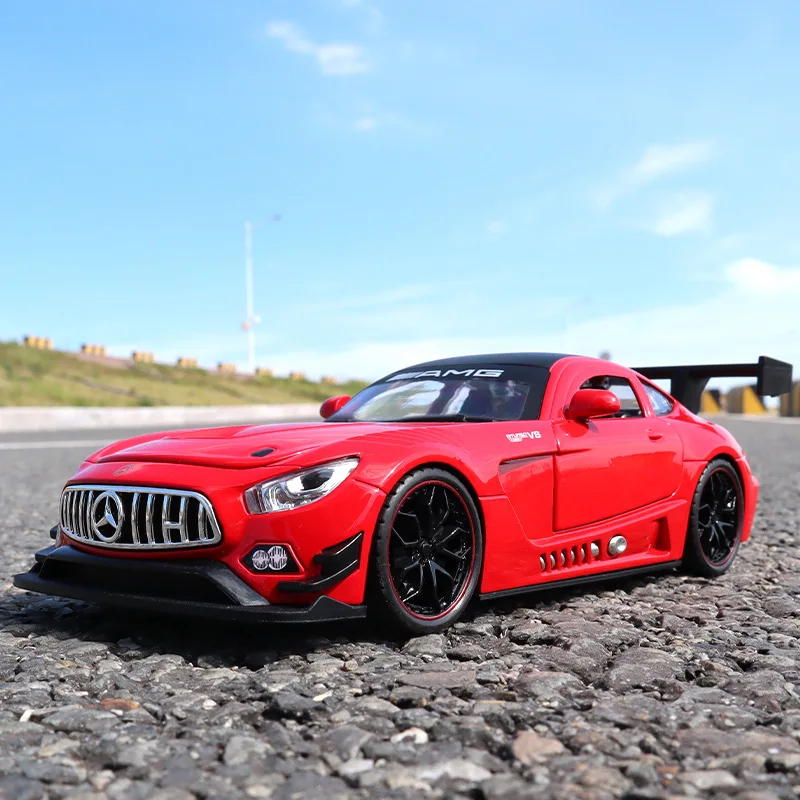 Модель спортивного автомобиля Mercedes Benz AMG GT в масштабе 1:24, литые из сплава, Женская коллекция, имитация высокой мощности, светильник Кая машин...
Модель спортивного автомобиля Mercedes Benz AMG GT в масштабе 1:24, литые из сплава, Женская коллекция, имитация высокой мощности, светильник Кая машин...