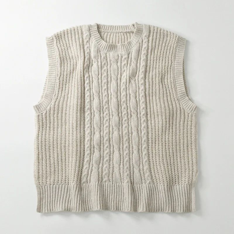 Vintage Crochet Korean Style Sleeveless Loose Sweater Vest Fall Spring Boho Hippie Gypsy Mori Girl Knitted Elegant Basic Tops
Vintage Crochet Korean Style Sleeveless Loose Sweater Vest Fall Spring Boho Hippie Gypsy Mori Girl Knitted Elegant Basic Tops