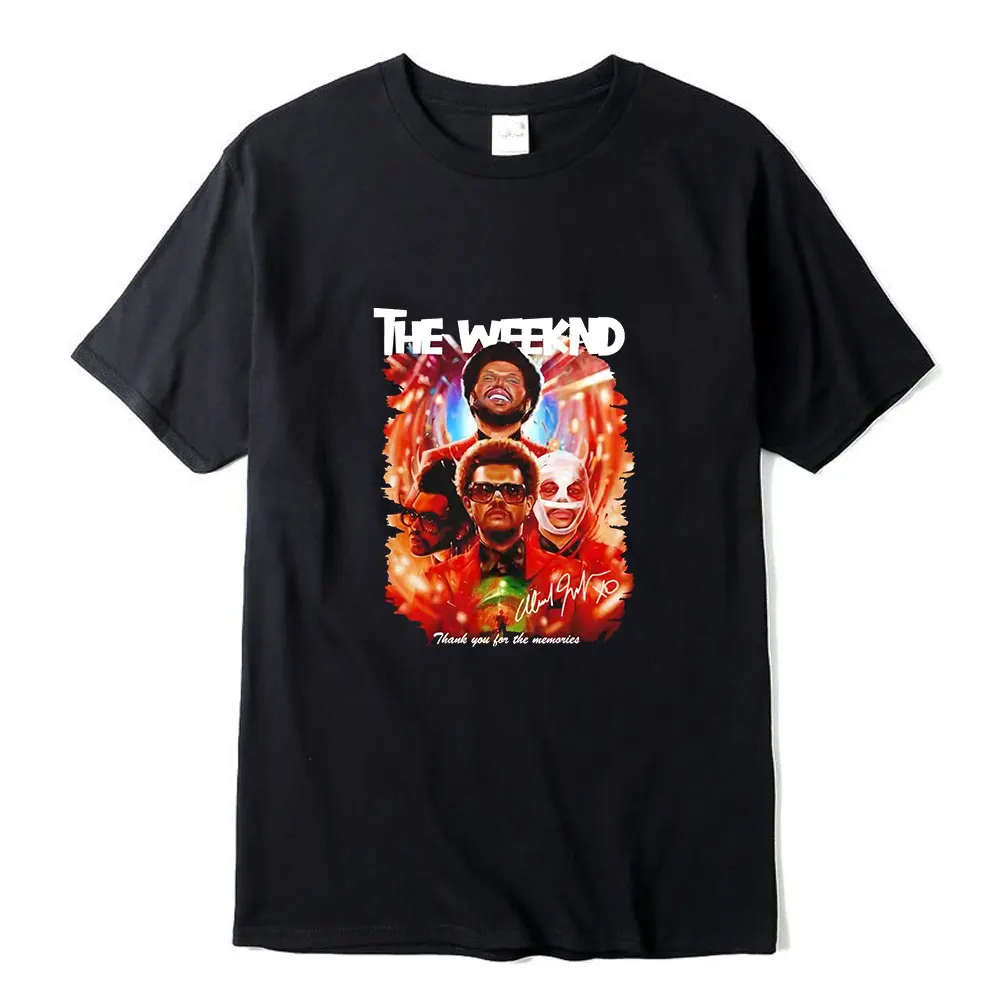 The Weeknd 2022 Classic Funny Print Summer Short-sleeved Cotton Loose Sports Casual Comfortable Man T-shirt Oversized Hip Hop
The Weeknd 2022 Classic Funny Print Summer Short-sleeved Cotton Loose Sports Casual Comfortable Man T-shirt Oversized Hip Hop
