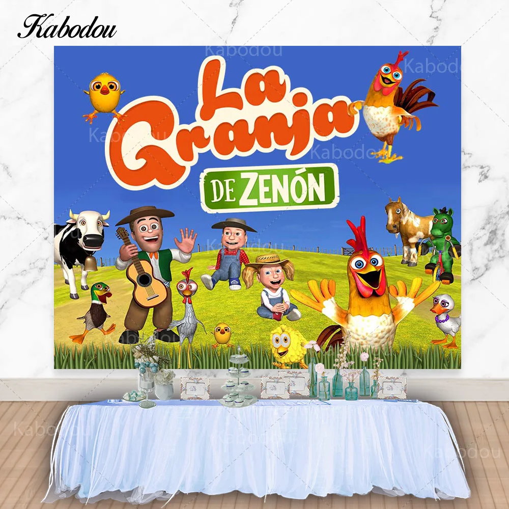 Kabodou La Granja De Zenon Photo Backdrop Child Happy Birthday Photography Background Farm Vinyl Decoration Banner Props
Kabodou La Granja De Zenon Photo Backdrop Child Happy Birthday Photography Background Farm Vinyl Decoration Banner Props