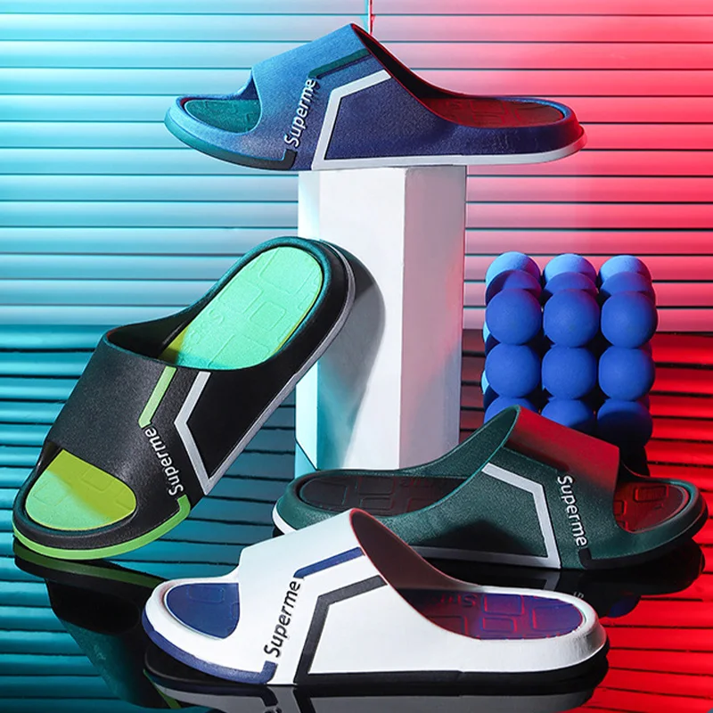 Men's Outdoor Thicken Anti-slip Beach Sandals Bathroom Home Flip Flop Couple Shoes Comfortbale for Women
Men's Outdoor Thicken Anti-slip Beach Sandals Bathroom Home Flip Flop Couple Shoes Comfortbale for Women