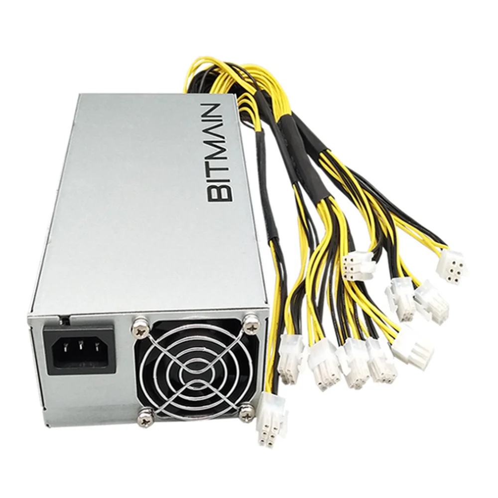 Блок питания APW7 1800 Вт для майнинга Bitmain Antminer S9/L3 +/A6/A7/R4/S7/E9 с 6-контактными разъемами 10X PCI-E
Блок питания APW7 1800 Вт для майнинга Bitmain Antminer S9/L3 +/A6/A7/R4/S7/E9 с 6-контактными разъемами 10X PCI-E